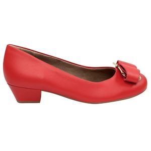 scarpin usaflex vermelho