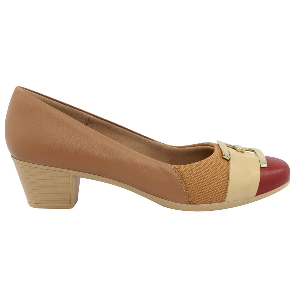 scarpin tricolor