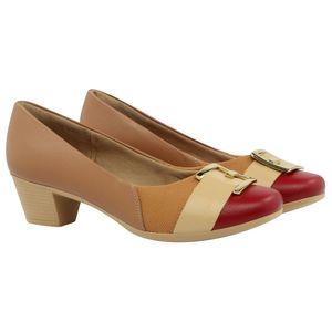 scarpin tricolor