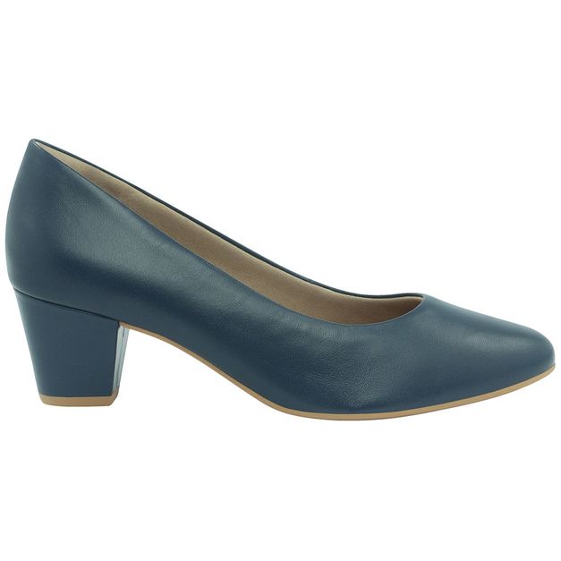 scarpin usaflex azul marinho
