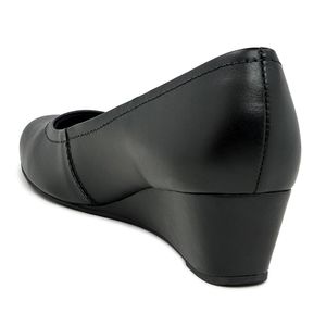 scarpin anabela preto
