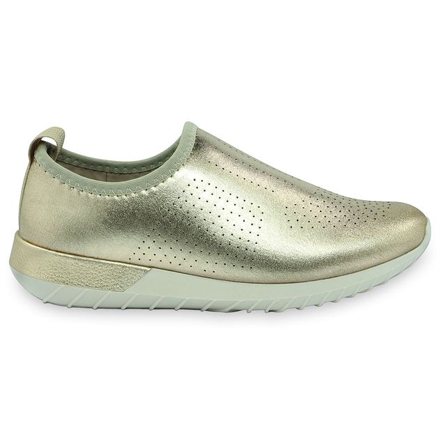 tenis usaflex feminino dourado