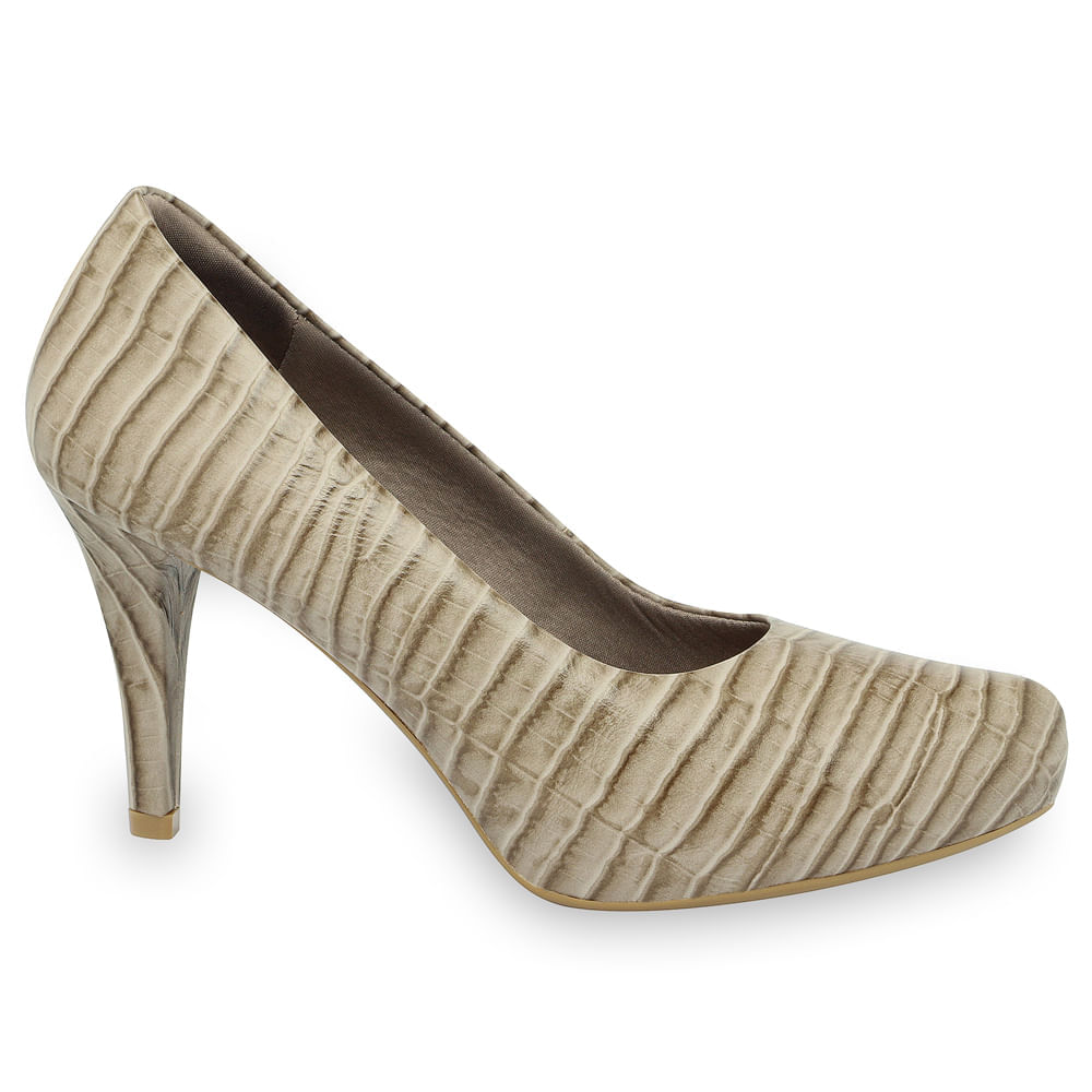 scarpin meia pata usaflex