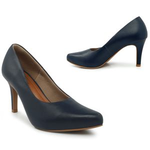 scarpin meia pata usaflex