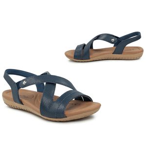 sandalia usaflex azul marinho