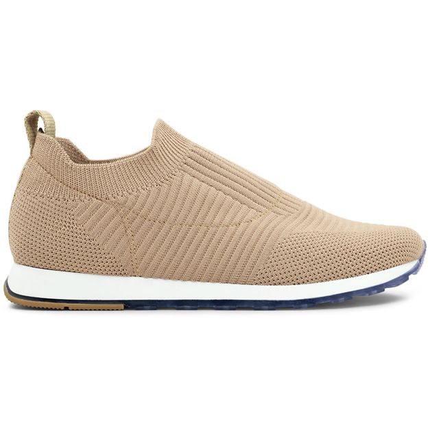 Tênis Slip On Blush Tricot Detalhes Costura - Usaflex Mobile