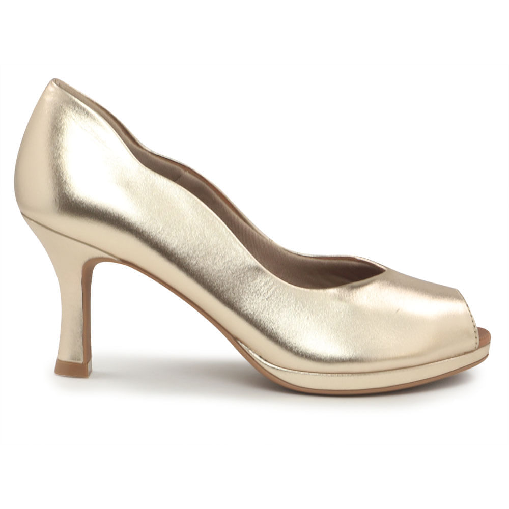 Peep toe prata velha - Renner