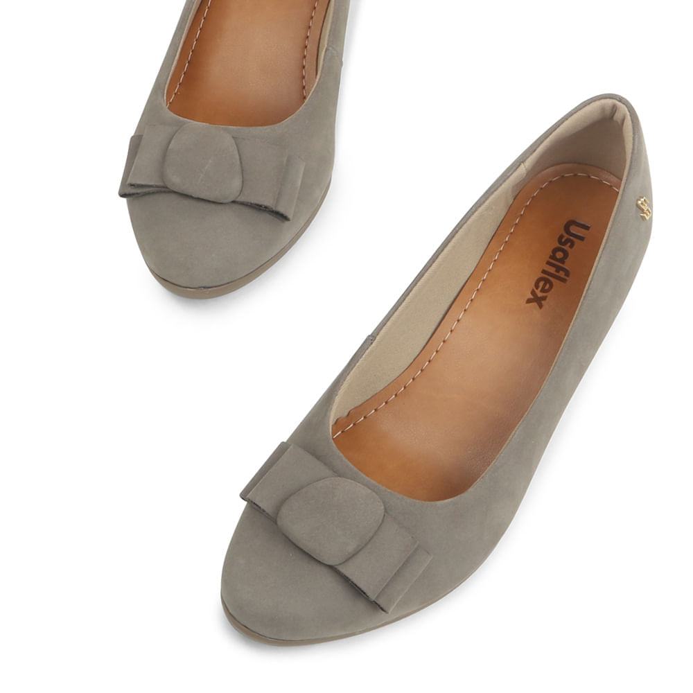 Sandália Anabela Cinza Amarração – Lojampe – o shopping do pequeno negócio!