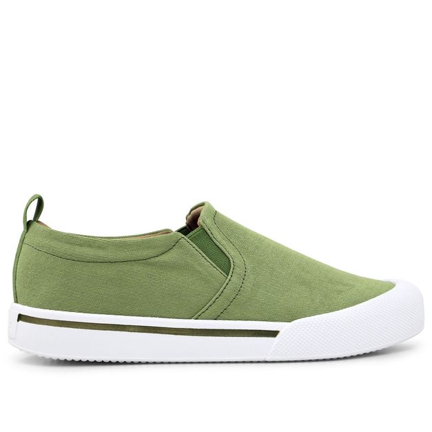 Tênis Slip On Lona Militar - Usaflex Mobile