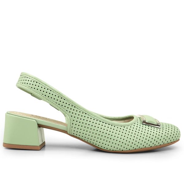 Scarpin Slingback Bloco Hortelã 37