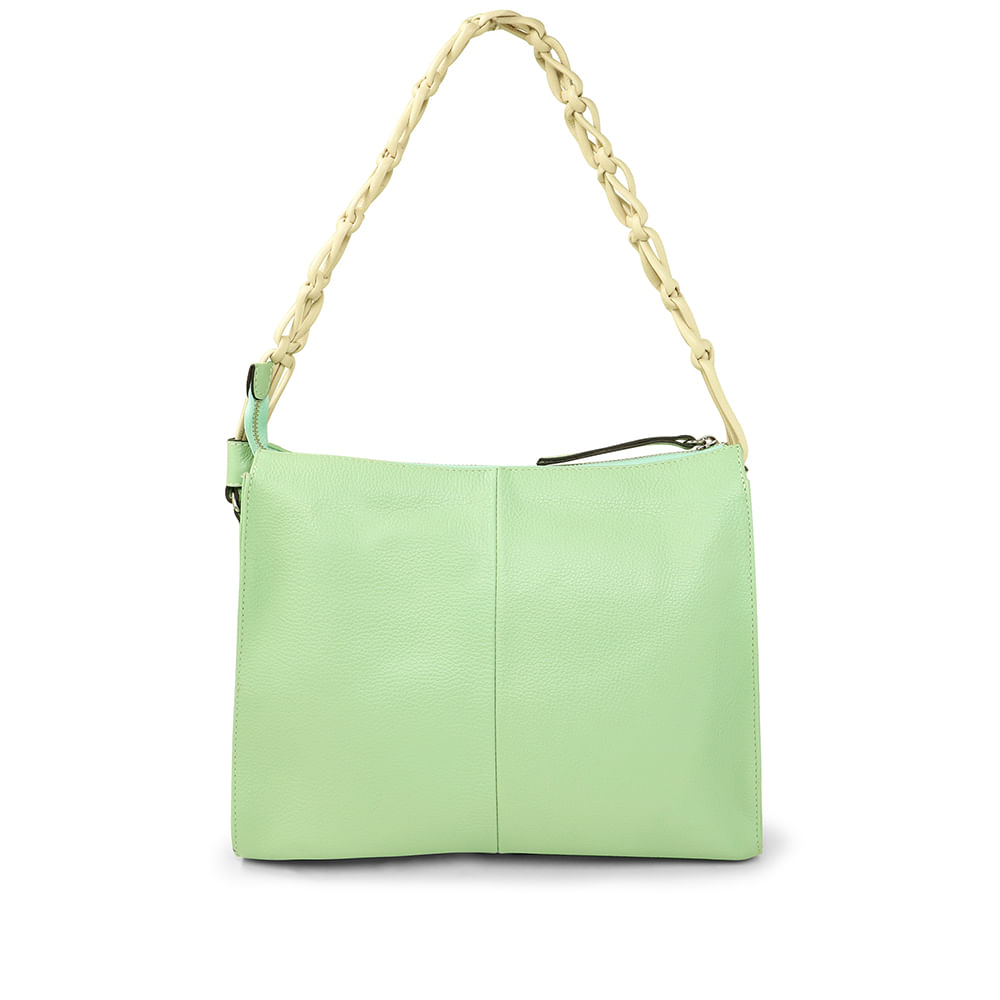 green suede hobo bolsa