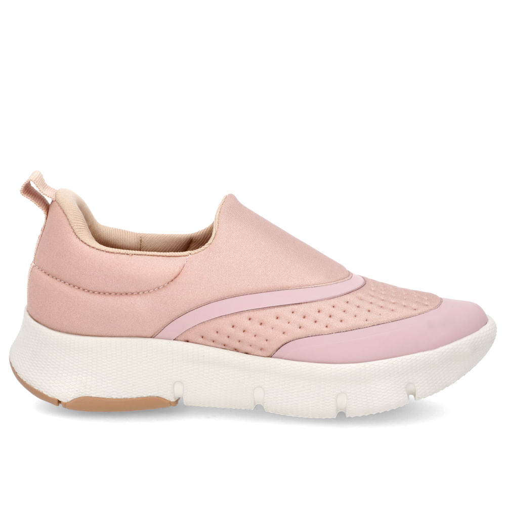 Tênis Slip On Rosa Elastano Detalhes