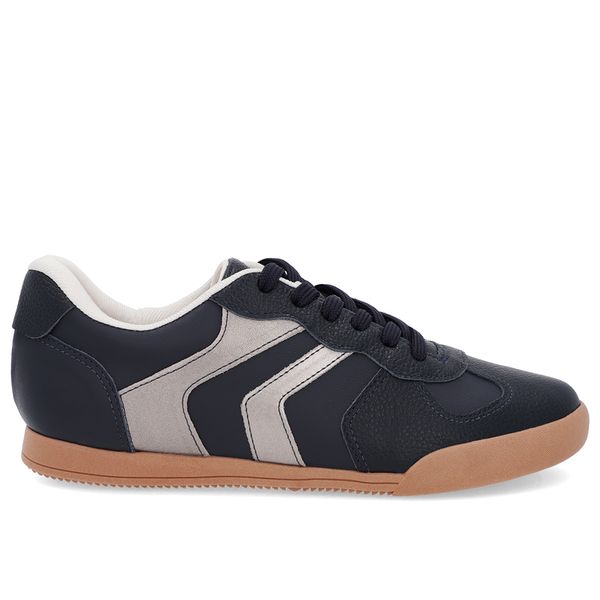 Tênis Retrô Azul Couro 40