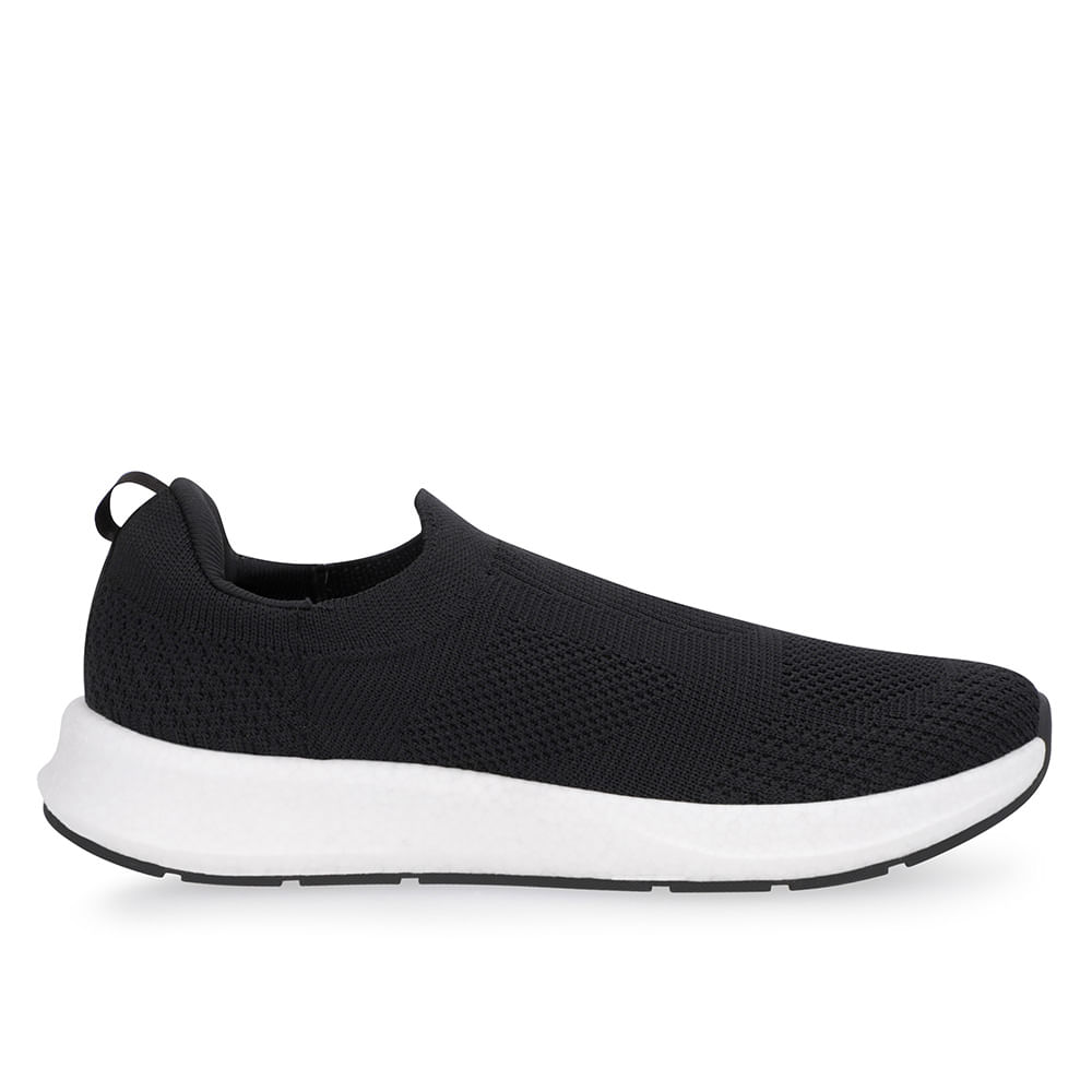 Tênis Preto Tricot Básico