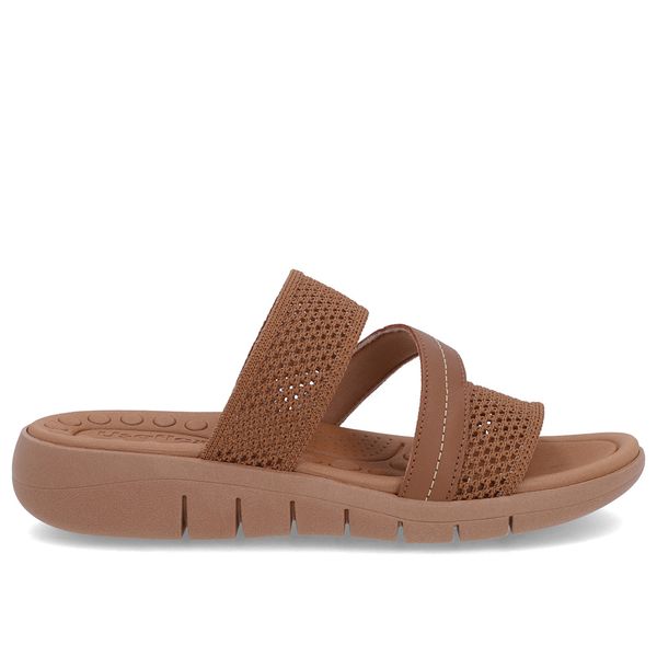 Tamanco Sem Salto Tricot Marrom 35