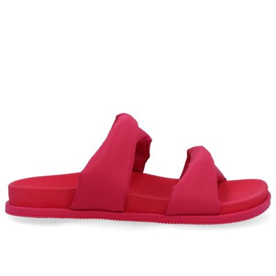 Slide Plataforma Poofy Roxo Eva Fivela Brilho - Loja Online