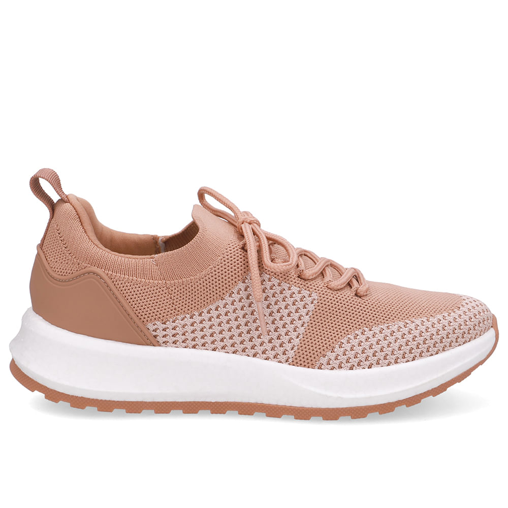 Tênis Poofy Tecido Rosa Antigo