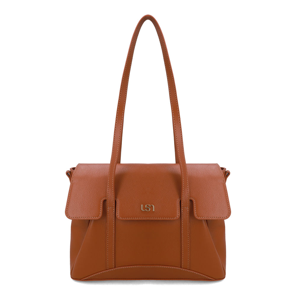 Bolsa Shopper Couro Marrom
