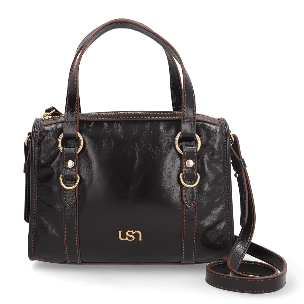Bolsa Tote Couro Marrom Pinhão