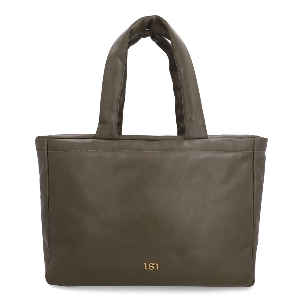 Bolsa Shopper Couro Verde