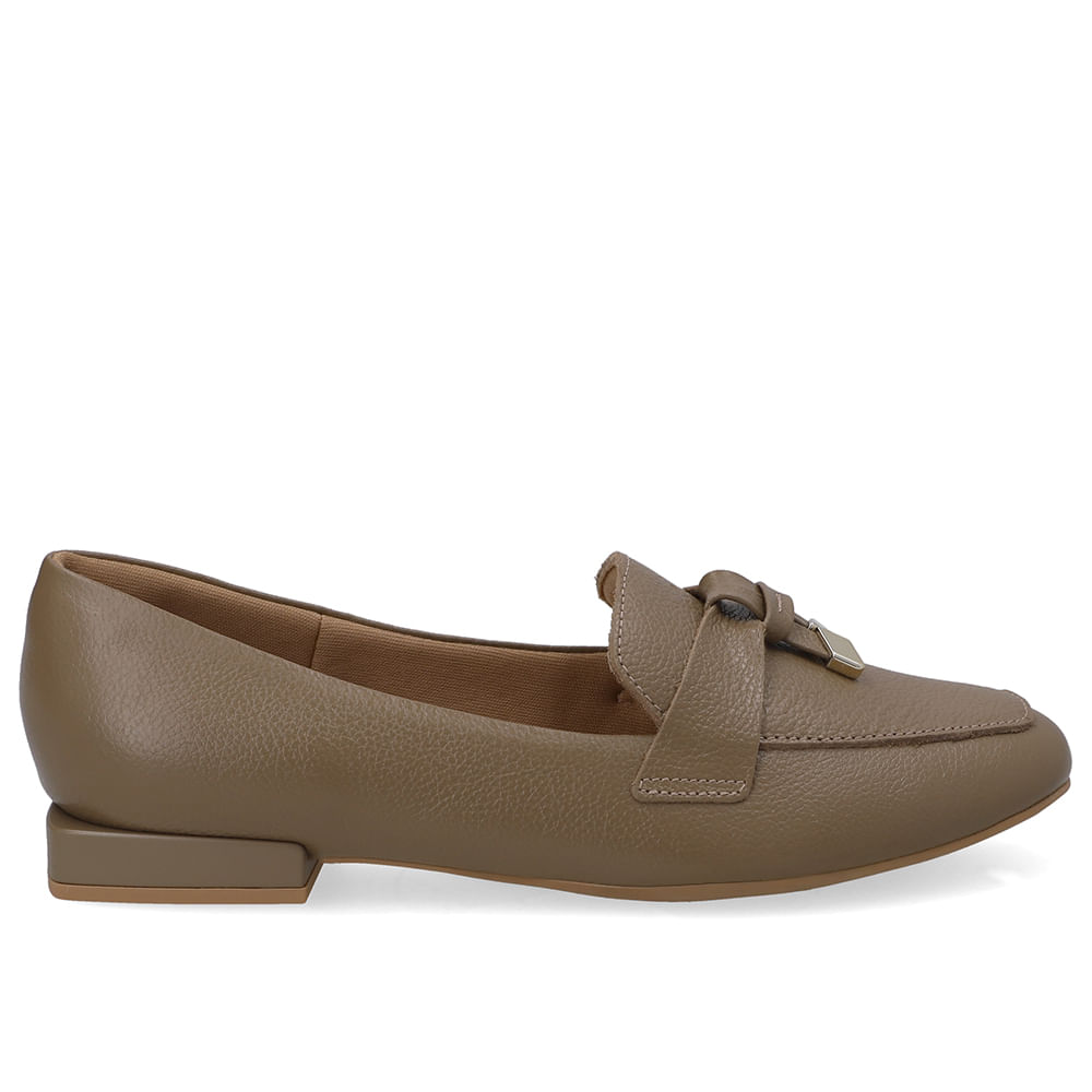 Loafer Marrom Couro Top